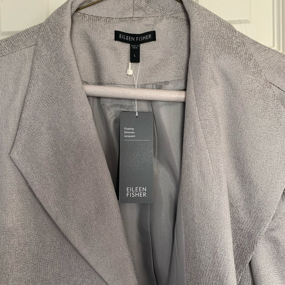 Eileen Fisher Silver Jacket